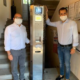 Il sindaco con l'assessore Gabusi