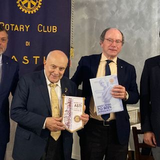 L' astronauta Franco Malerba ospite del Rotary Club di Asti