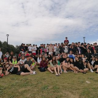 La folta delegazione del Giobert impegnata a Bibbione