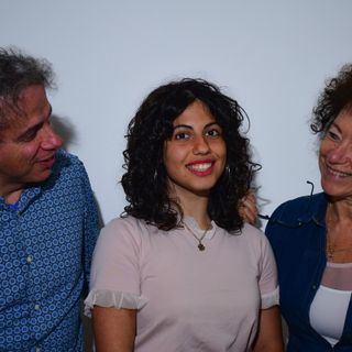 Giorgia Camerano con Mario Li Santi pres. Officina Ls e Silavana Nosenzo di Agar