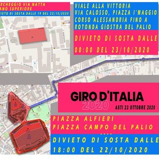 Il Covid non ha fermato l'arrivo del Giro d'Italia ad Asti. Oggi il grande giorno