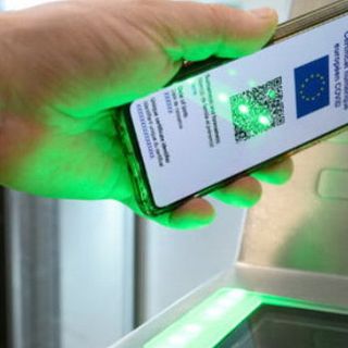 Scansione di un Green Pass