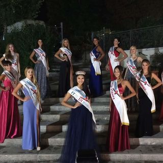 Gruppo di Miss a Fiuggi