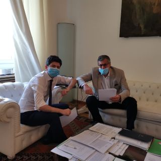 Icardi incontra il ministro Speranza: "C'è l'impegno per sbloccare il bonus per il personale sanitario"