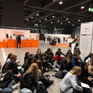 I ragazzi della web radio del Pellati di Nizza, a Milano alla fiera &quot;Fa' la cosa giusta&quot;