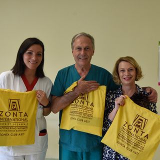 Lo Zonta Club di Asti sostiene le neo mamme con un prezioso service