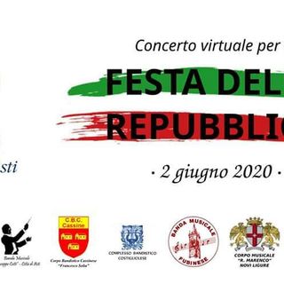 Anche tre bande musicali astigiane parteciperanno ad un concerto ‘virtuale’ per la Festa della Repubblica