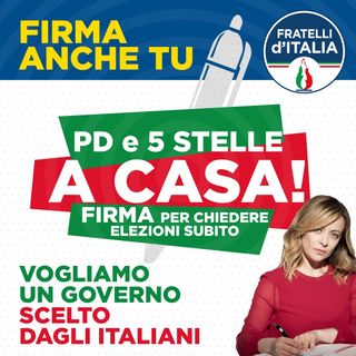 Domani anche Fratelli d'Italia Asti scenderà in piazza contro il governo Conte