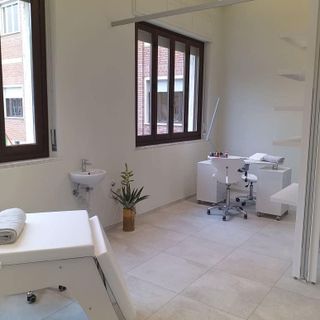 Uno scorcio di uno dei laboratori del centro nicese