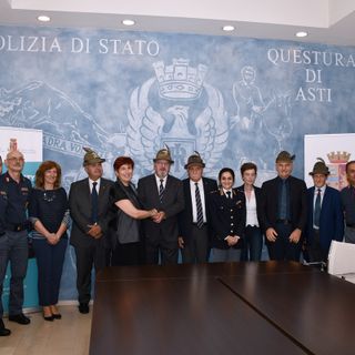 Ricevuta in Questura una delegazione della sezione astigiana dell’ Associazione Nazionale Alpini