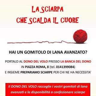 Ecco ‘La sciarpa che scalda il cuore’ del ‘Dono del volo’