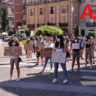 Black Lives Matter: anche ad Asti in svolgimento una manifestazione di piazza contro ogni forma di razzismo [FOTOGALLERY]