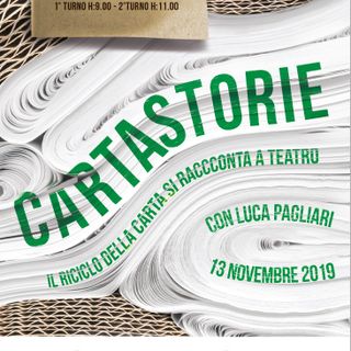 Doppio appuntamento astigiano con “Cartastorie – il riciclo della carta si racconta a teatro”