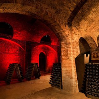 Uno scorcio delle storiche Cantine Bosca (foto tratta dal sito aziendale)