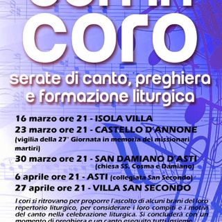 Prosegue il ciclo di appuntamenti con le corali protagoniste di 'Cori in Coro'