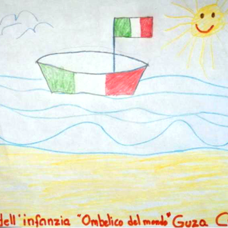 Alcuni dei disegni realizzati dai bambini nell'ambito dell'iniziativa. Sono opera, rispettivamente, di Cristel Guza (Baldichieri), Martina Pegorin (Nizza Monferrato) e Pietro Ferro (Chiusano)