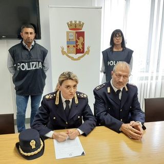 Un immagine della conferenza stampa svoltasi questa mattina presso la Questura di Savona