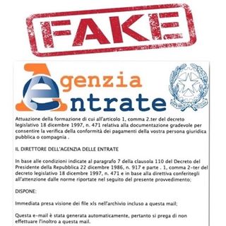 False mail ‘a firma’ Agenzia delle Entrate celano una nuova truffa informatica