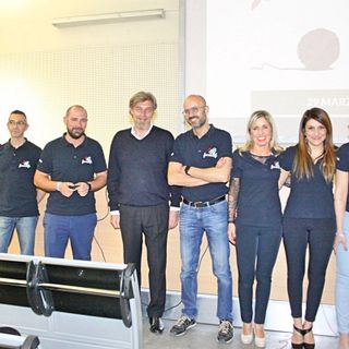 Il team di FormInLife insieme a Servalli