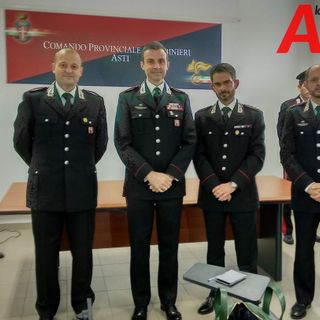 Nell'immagine, da sinistra: il ten. Roberto Iandiorio, il ten. col. Pierantonio Breda, il magg. Maurizio Hoffmann e il parigrado Alessio Gallucci
