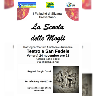 “La scuola delle mogli” va in scena al Circolo San Fedele
