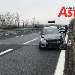 Incidente all'imbocco tangenziale di corso Alessandria