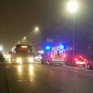 I rilievi della Polizia Municipale subito dopo il doppio investimento