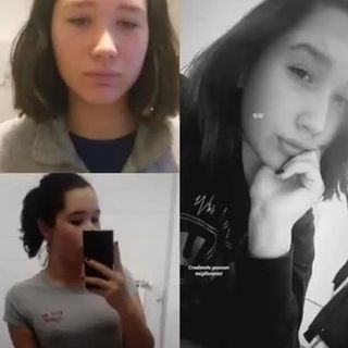 Un collage di immagini di Marika Liliana de Cata, sedicenne alessandrina di cui non si hanno notizie da giorni