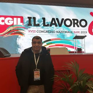 Il Segretario Provinciale FILCAMS Mario Galati (foto tratta dal suo profilo Facebook)