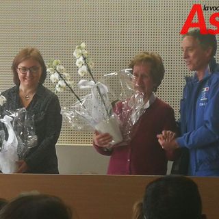 La moglie e la madre del compianto geometra
