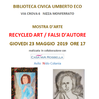 In mostra alla Biblioteca di Nizza Monferrato i “Falsi d’autore” creati dagli ospiti della casa di riposo Rosbella