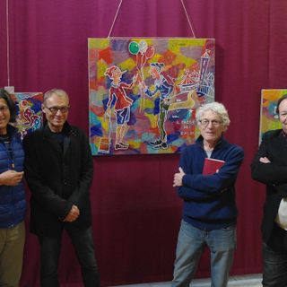 Nella foto, da sinistra a destra: Delmastro, Pinsoglio, Miroglio e Carisio