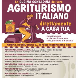 Gli agriturismi Campagna Amica Coldiretti hanno consegnato 3.500 pasti a domicilio nella settimana di Pasqua