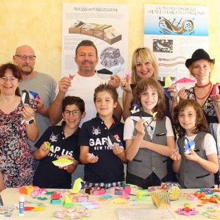 Gli origami marini hanno animano la domenica al Museo dei fossili