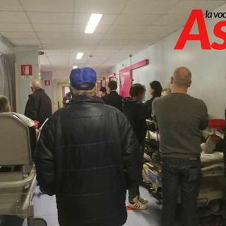 Il Pronto Soccorso di Asti (foto d'archivio, marzo 2019)