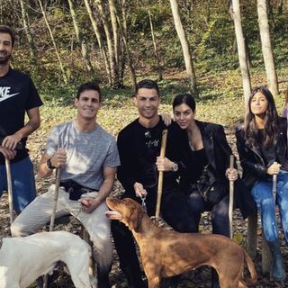 La foto condivisa sui social da Georgina Rodriguez