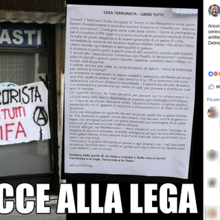 Il post del leader leghista