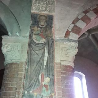 Una delle tre Madonne del latte della chiesa di Viatosto