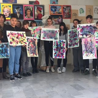 A spasso con la tavolozza grazie al lavoro dei giovani talenti dell'Artistico