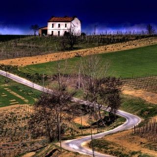 Un panorama delle colline monferrine, Patrimonio Unesco, realizzato da Vittorio Ubertone-400 ASA
