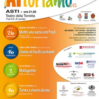 Il 2019, riporta ad Asti ATtoriamo, rassegna di teatro amatoriale