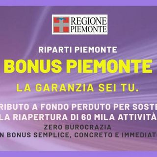 Le risposte alle domande più frequenti sulle modalità di ricezione del “Bonus Piemonte”