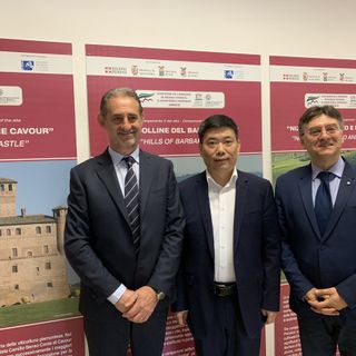 Da sinistra: Gianfranco Comaschi, il Console della Cina Song Xuefeng e Roberto Cerrato