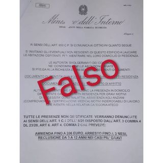 &quot;Se non siete residenti dovete lasciare le abitazioni ospitanti&quot;: la Polizia di Stato smaschera il volantino-truffa