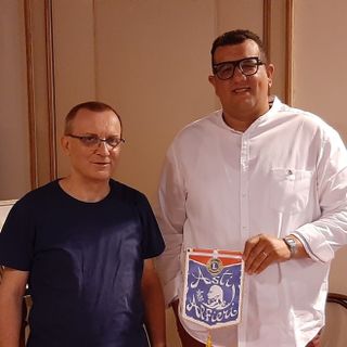 Il neo presidente Lions Club Asti Alfieri ha fatto visita al vescovo di Asti