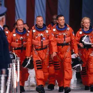 Un immagine tratta dal film &quot;Armageddon&quot; di Michael Bay