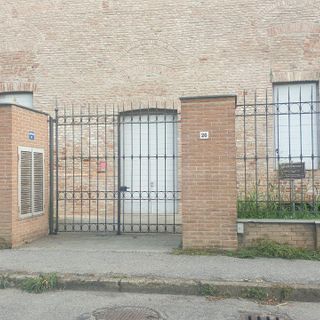 Il punto in cui è stato posizionata la bomba carta