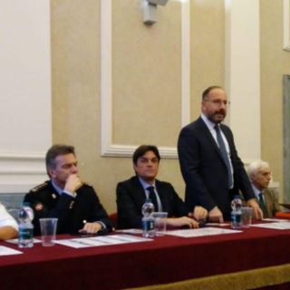 Due immagini inerenti la riunione di questa mattina