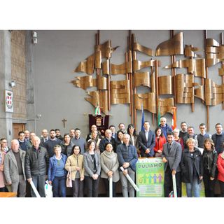 Il presidente Gabusi con i sindaci aderenti