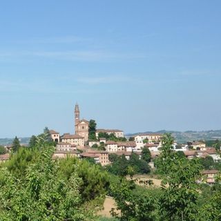 Villa San Secondo vista dal colle della Big Bench